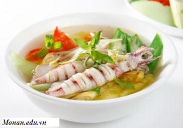 Cách nấu canh chua mực ngon mát, cach nau canh chua muc ngon mat