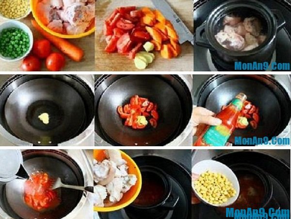 Cách nấu móng giò hầm đậu ngon 