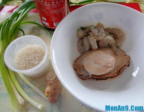 Nguyên liệu nấu cháo bào ngư