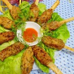 Công thức cách làm chạo mực bọc mía siêu ngon